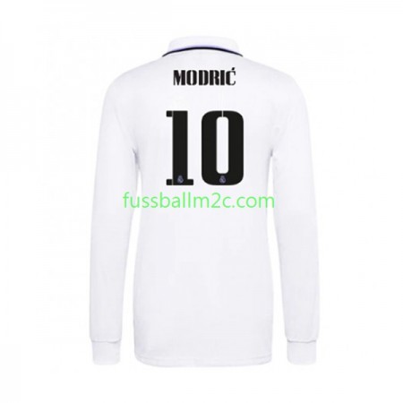 Fußballtrikots Real Madrid Modrić 10 Heim Trikotsatz 2022-2023 Langarm Fußballtrikots Real Madrid Modrić 10 Heim Trikotsatz 2022-2023 Langarm